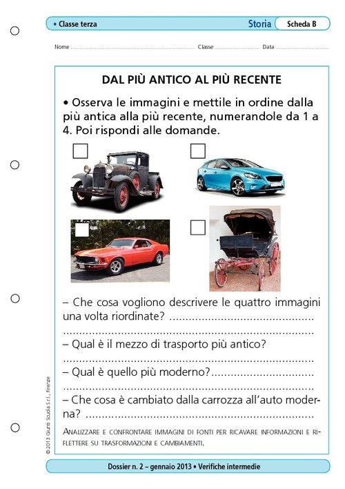 Dal più antico al più recente | Giunti Scuola Dal più antico al più recente | Giunti Scuola