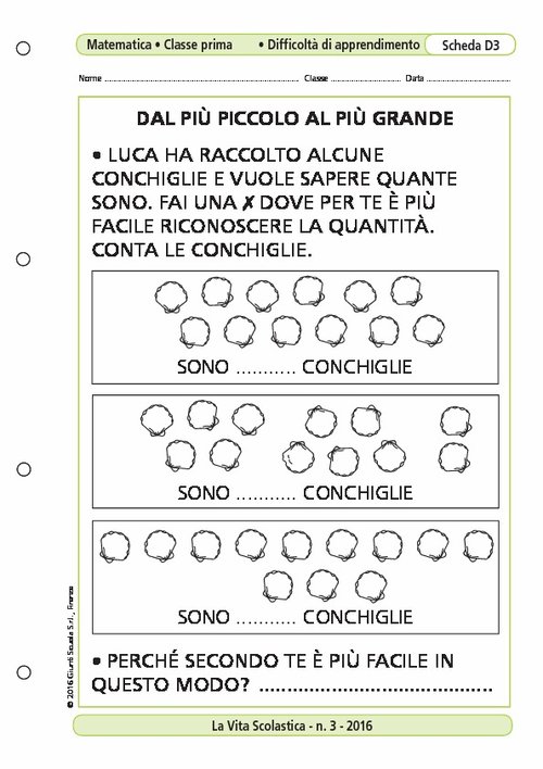 Dal più piccolo al più grande | Giunti Scuola Dal più piccolo al più grande | Giunti Scuola