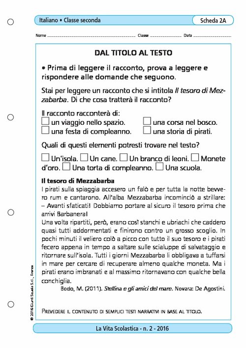 Dal titolo al testo | Giunti Scuola Dal titolo al testo | Giunti Scuola