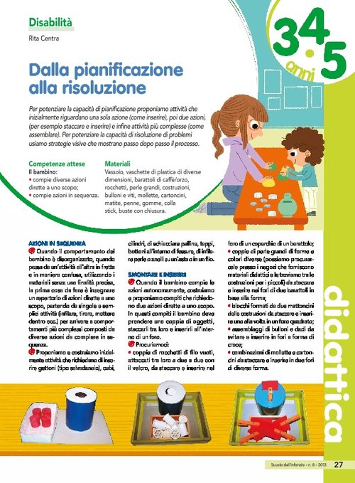 Dalla pianificazione alla risoluzione | Giunti Scuola Dalla pianificazione alla risoluzione | Giunti Scuola