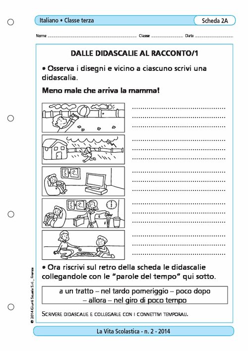 Dalle didascalie al racconto/1 | Giunti Scuola Dalle didascalie al racconto/1 | Giunti Scuola