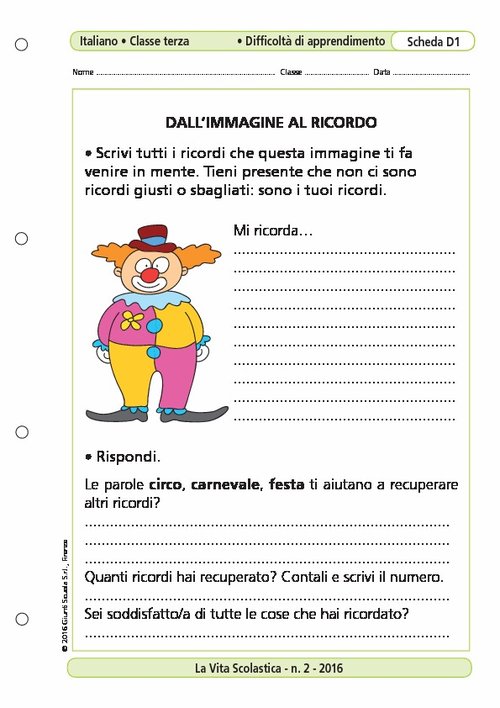 Dall'immagine al ricordo | Giunti Scuola Dall'immagine al ricordo | Giunti Scuola