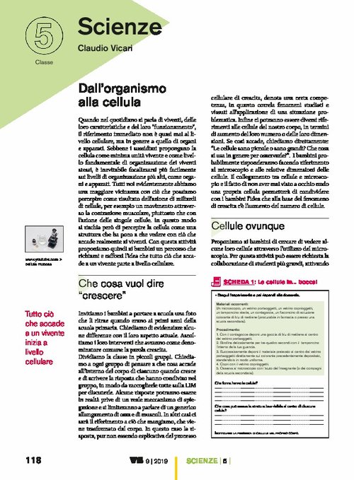 Dall’organismo alla cellula | Giunti Scuola Dall’organismo alla cellula | Giunti Scuola