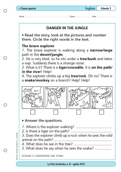 Danger in the jungle | Giunti Scuola Danger in the jungle | Giunti Scuola