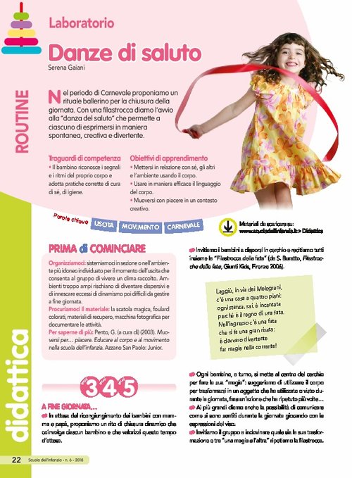 Danze di saluto | Giunti Scuola Danze di saluto | Giunti Scuola