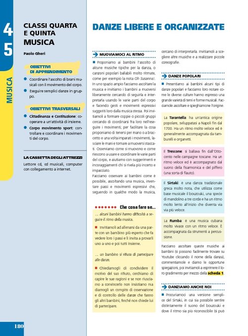 Danze libere e organizzate | Giunti Scuola Danze libere e organizzate | Giunti Scuola