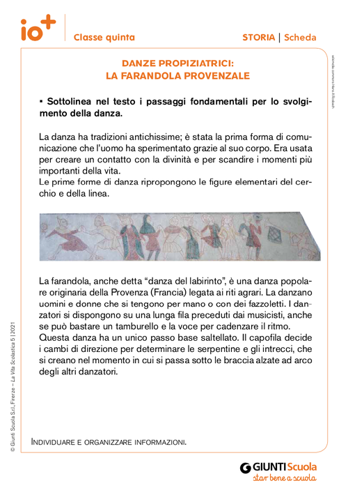 Danze propiziatrici: la farandola provenzale | Giunti Scuola