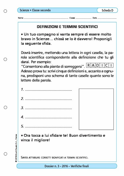 Definizioni e termini scientifici | Giunti Scuola Definizioni e termini scientifici | Giunti Scuola