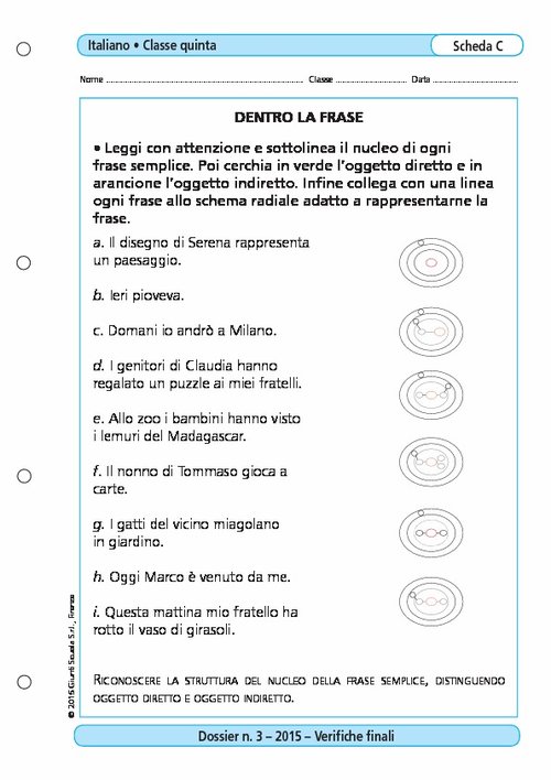 Dentro la frase | Giunti Scuola Dentro la frase | Giunti Scuola