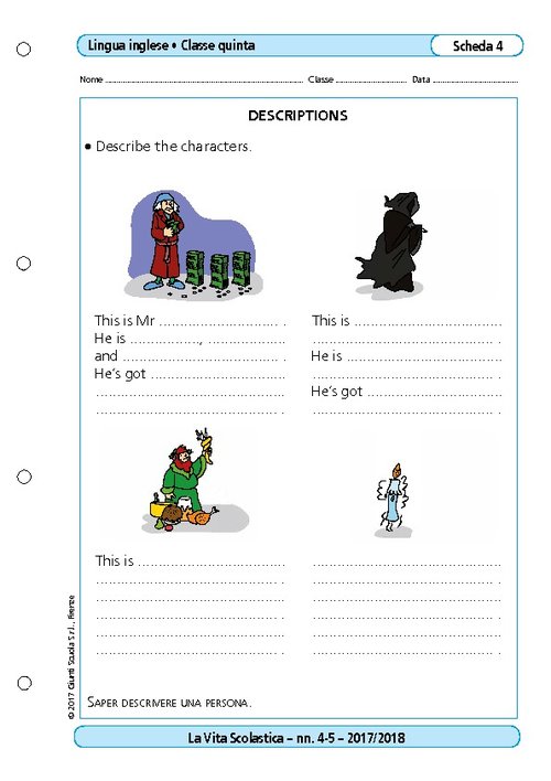Descriptions | Giunti Scuola Descriptions | Giunti Scuola