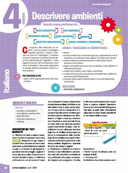 Descrivere ambienti | Giunti Scuola Descrivere ambienti | Giunti Scuola