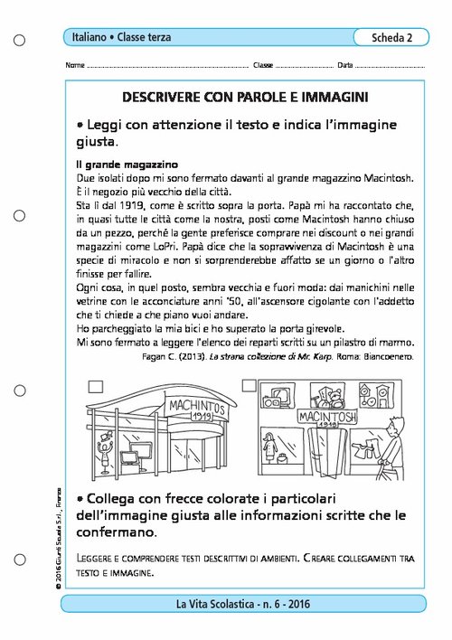 Descrivere con parole e immagini | Giunti Scuola Descrivere con parole e immagini | Giunti Scuola