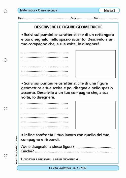 Descrivere le figure geometriche | Giunti Scuola