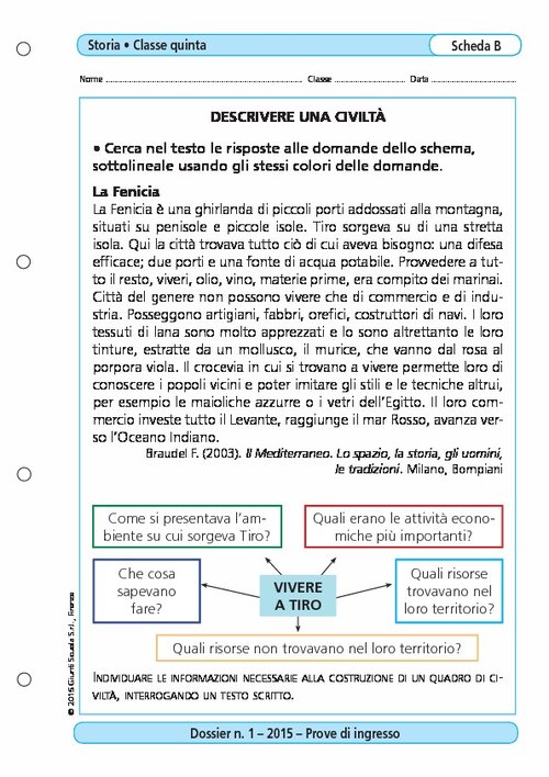 Descrivere una civiltà | Giunti Scuola Descrivere una civiltà | Giunti Scuola