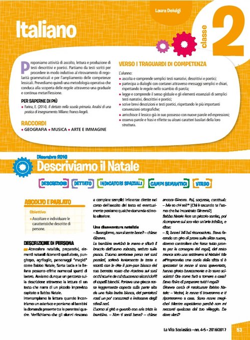 Descriviamo il Natale - Inverno tra le rime | Giunti Scuola Descriviamo il Natale - Inverno tra le rime | Giunti Scuola