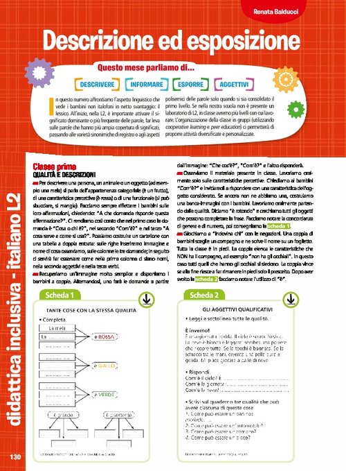 Descrizione ed esposizione | Giunti Scuola Descrizione ed esposizione | Giunti Scuola