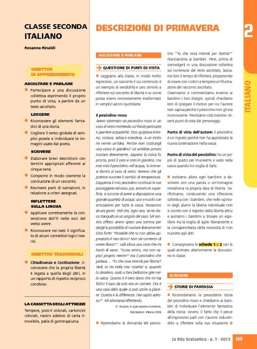 Descrizioni di primavera | Giunti Scuola Descrizioni di primavera | Giunti Scuola