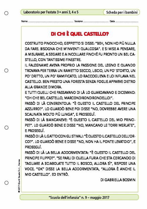 Di chi è quel castello? | Giunti Scuola Di chi è quel castello? | Giunti Scuola