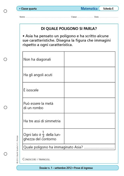 Di quale poligono si parla? | Giunti Scuola
