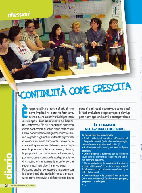 Diario per la continuità: continuità come crescita | Giunti Scuola Diario per la continuità: continuità come crescita | Giunti Scuola