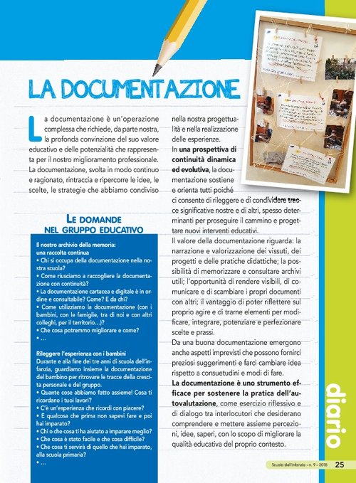 Diario per la continuità: la documentazione | Giunti Scuola