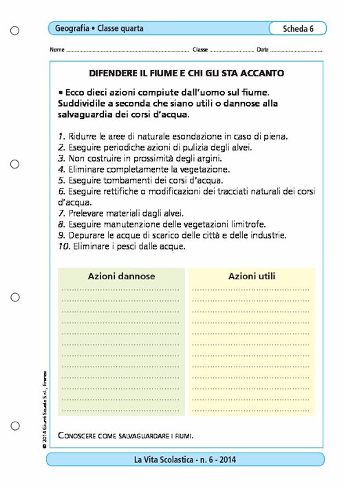 Difendere il fiume e chi gli sta accanto | Giunti Scuola Difendere il fiume e chi gli sta accanto | Giunti Scuola
