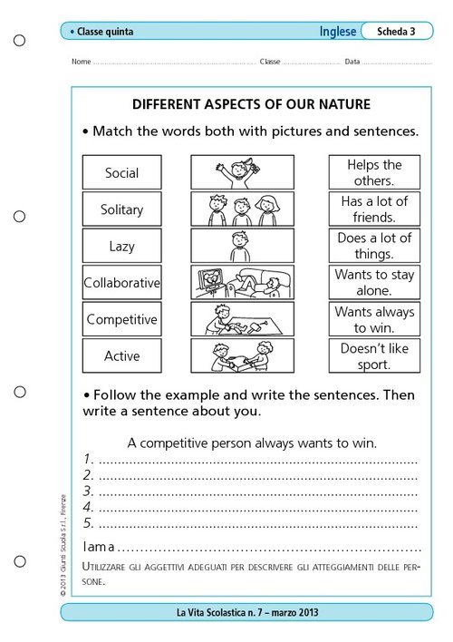 Different aspects of our nature | Giunti Scuola Different aspects of our nature | Giunti Scuola