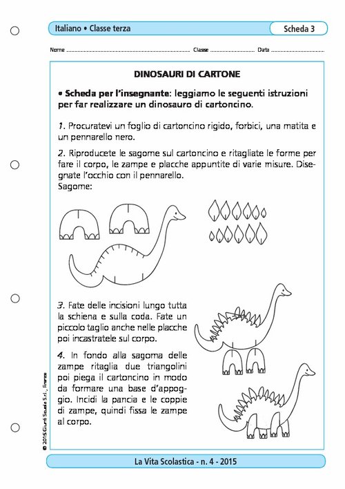 Dinosauri di cartone | Giunti Scuola
