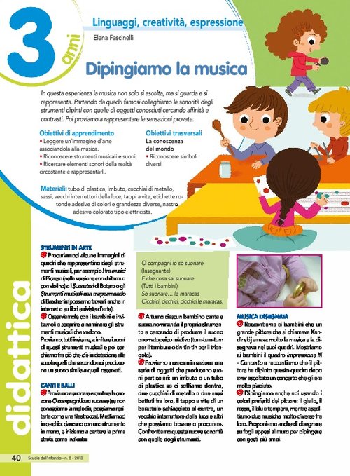 Dipingiamo la musica | Giunti Scuola Dipingiamo la musica | Giunti Scuola