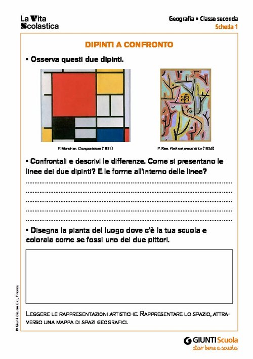 Dipinti a confronto | Giunti Scuola Dipinti a confronto | Giunti Scuola