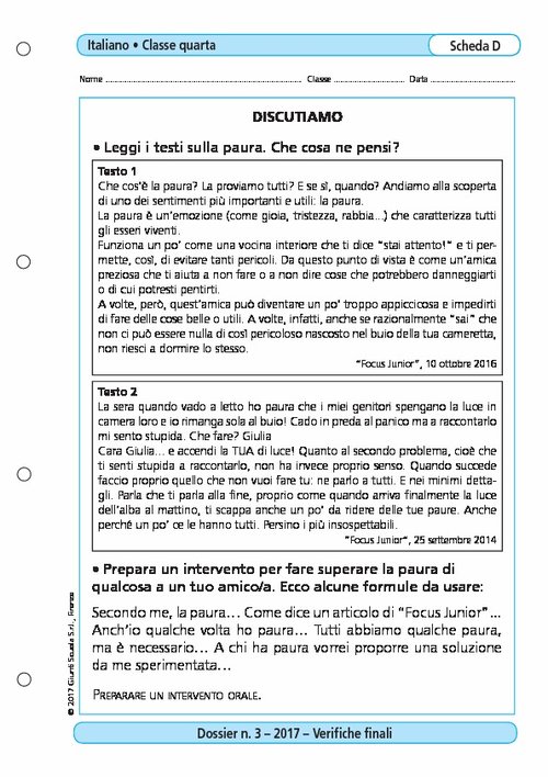 Discutiamo | Giunti Scuola Discutiamo | Giunti Scuola