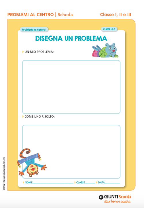 Disegna un problema | Giunti Scuola Disegna un problema | Giunti Scuola