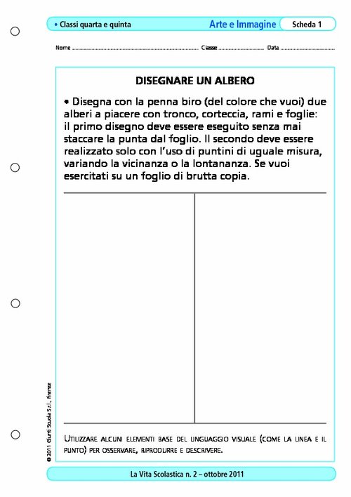 Disegnare un albero | Giunti Scuola Disegnare un albero | Giunti Scuola