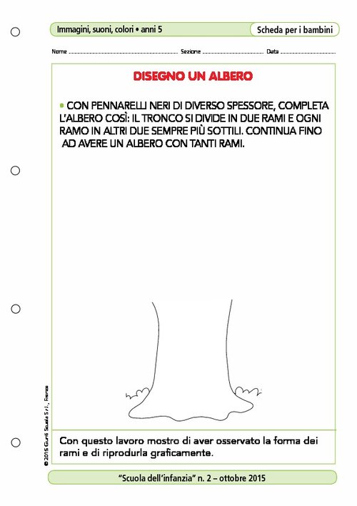 Disegno un albero | Giunti Scuola Disegno un albero | Giunti Scuola