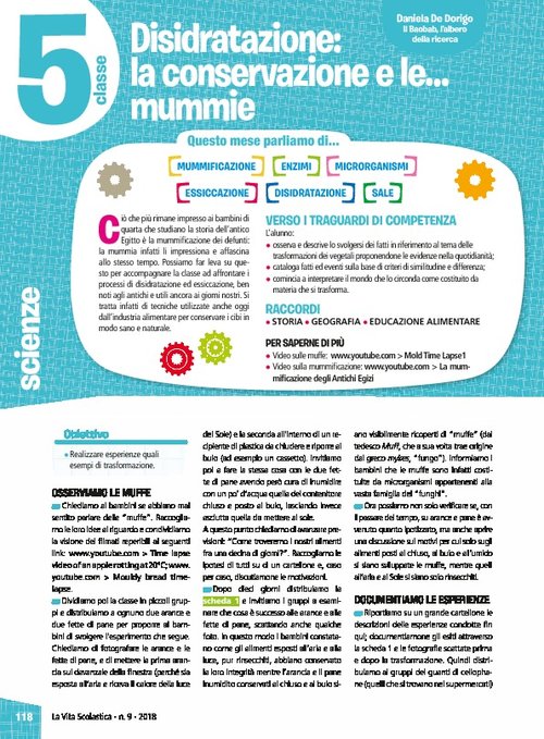 Disidratazione: la conservazione e le… mummie | Giunti Scuola Disidratazione: la conservazione e le… mummie | Giunti Scuola