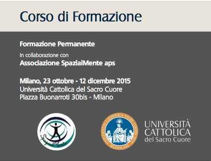 Disturbi delle abilità spaziali: un corso a Milano dal 23 ottobre al 12 dicembre 2015 | Giunti Scuola