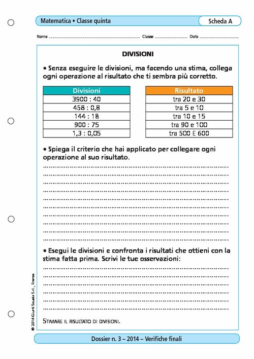 Divisioni | Giunti Scuola Divisioni | Giunti Scuola