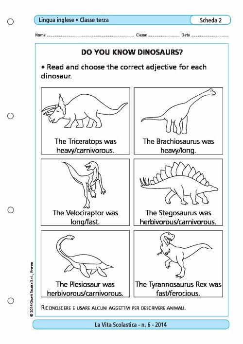 Do you know dinosaurs? | Giunti Scuola