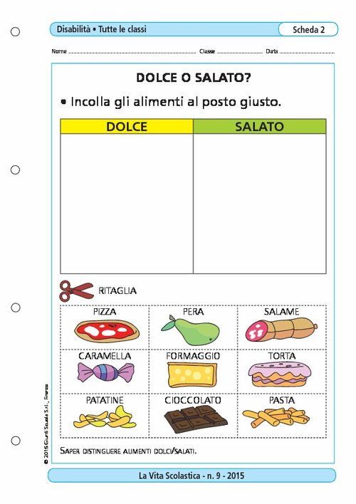 Dolce o salato? | Giunti Scuola Dolce o salato? | Giunti Scuola