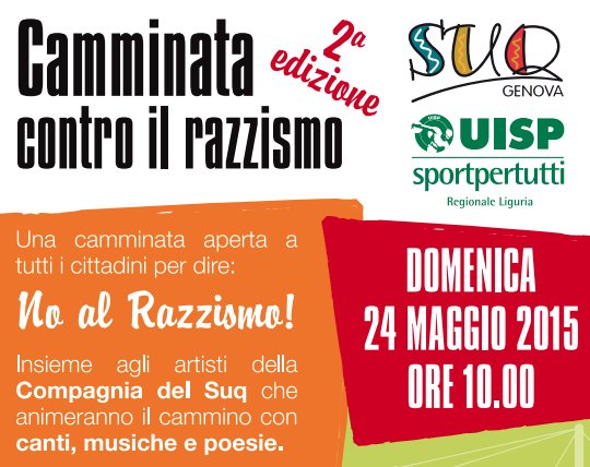 Domenica 24 maggio a Genova la Camminata contro il razzismo | Giunti Scuola