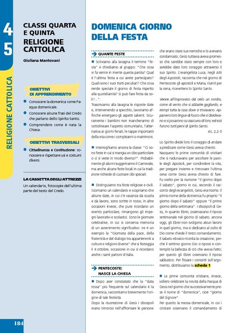 Domenica giorno della festa | Giunti Scuola Domenica giorno della festa | Giunti Scuola