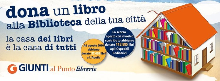 "Dona un libro alla biblioteca della tua città": nuova pagina Facebook | Giunti Scuola