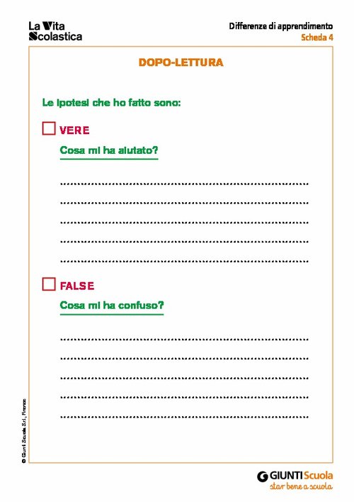 Dopo-lettura | Giunti Scuola Dopo-lettura | Giunti Scuola
