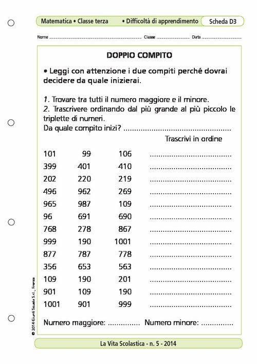 Doppio compito | Giunti Scuola
