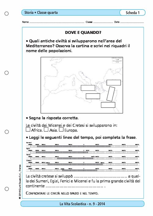 Dove e quando? | Giunti Scuola Dove e quando? | Giunti Scuola