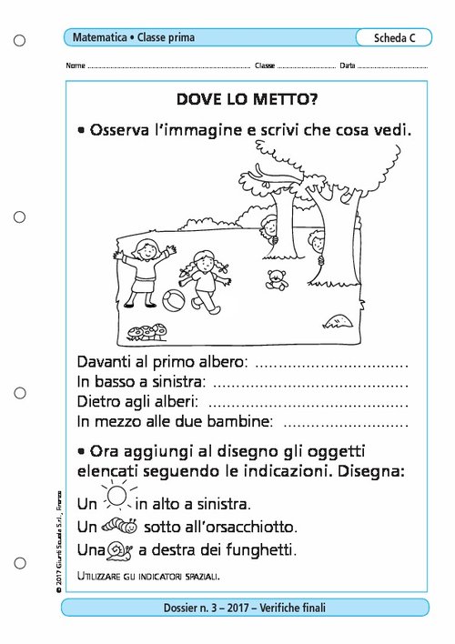 Dove lo metto? | Giunti Scuola Dove lo metto? | Giunti Scuola