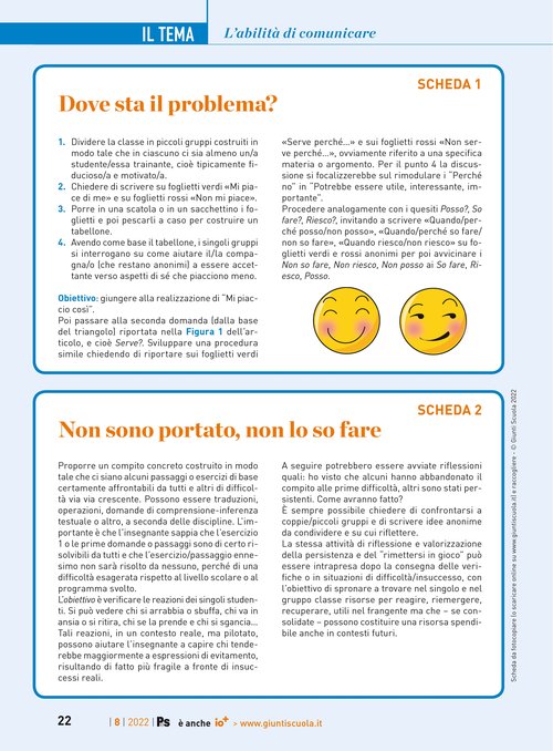 Dove sta il problema? | Giunti Scuola