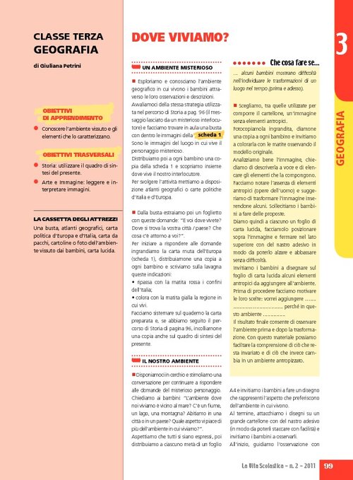 Dove viviamo? | Giunti Scuola Dove viviamo? | Giunti Scuola