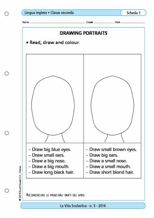 Drawing portraits | Giunti Scuola Drawing portraits | Giunti Scuola