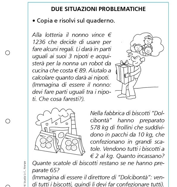 Due situazioni problematiche | Giunti Scuola